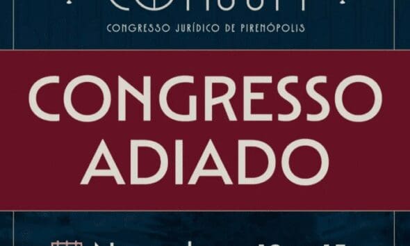 Congresso Jurídico de Pirenópolis (CONJUPI) é adiado para março de 2026 - Captura de tela 2025 09 12 104050