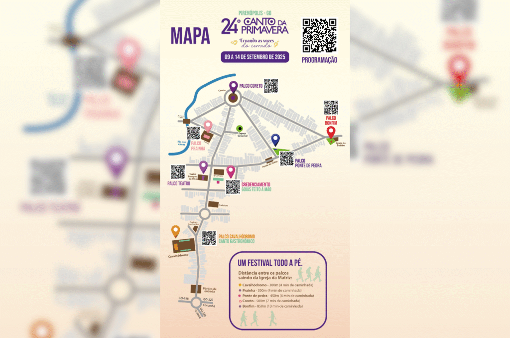 Canto da Primavera 2025 começa em Pirenópolis com 70 atrações - Fotos pequenas Portal Piri 16