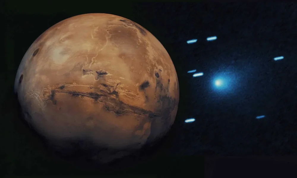 Cometa interestelar 3I/ATLAS intriga cientistas em 2025 - 3IATLAS Mars