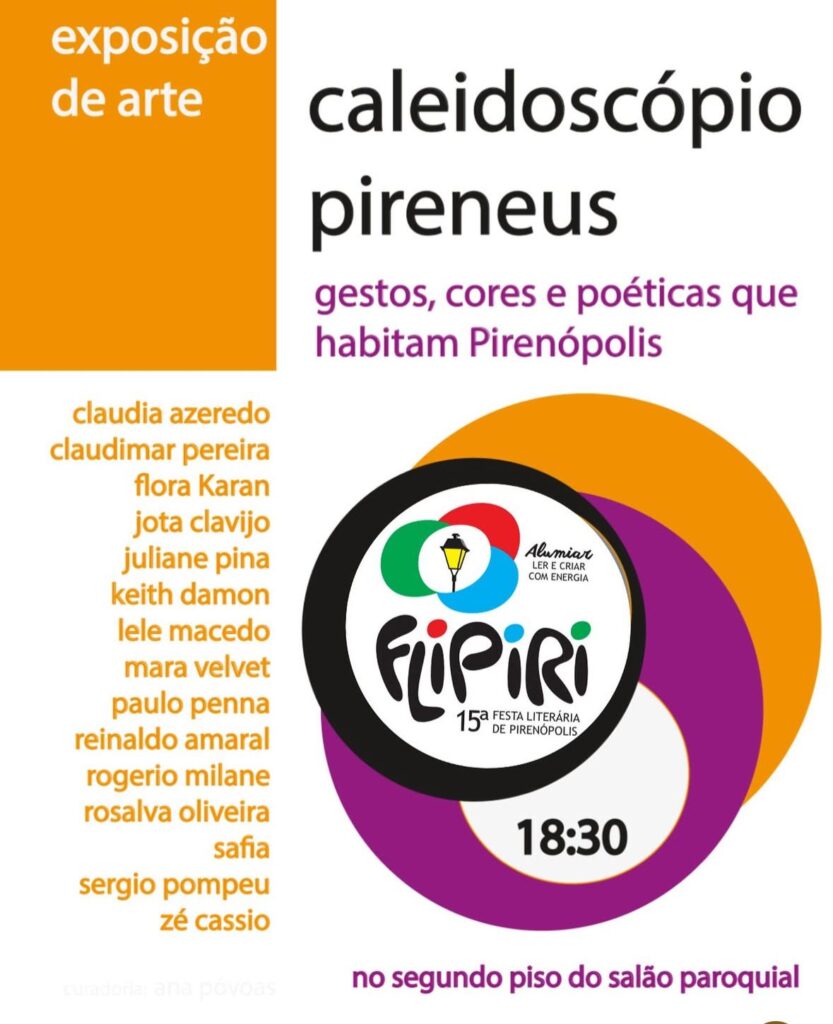 Caleidoscópio Pireneus integra artes visuais à Flipiri 2025 - 5dc40555 2c44 462a 87f5 c4918d65e40e