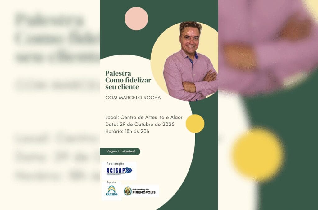 Pirenópolis recebe palestra sobre fidelização de clientes - Fotos pequenas Portal Piri 1