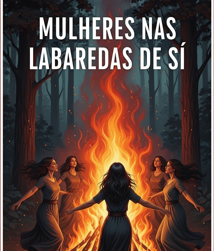 Gabriela Coelho abre mostra “Mulheres nas Labaredas de Si” - Mulheres nas labaredas de Si e uma antologia de cronicas e uma exposicao de arte com multimidia