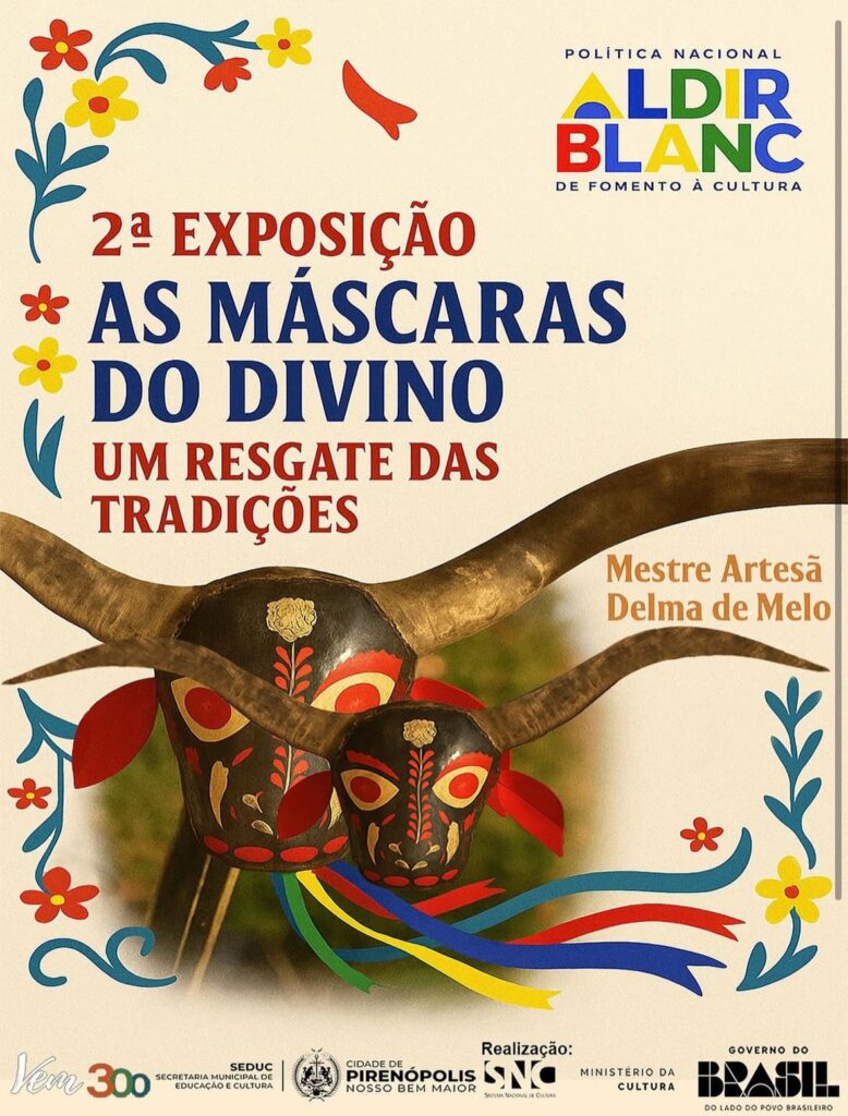 Máscaras do Divino: Exposição de Delma de Melo em Pirenópolis - WhatsApp Image 2025 10 18 at 20.57.17 1