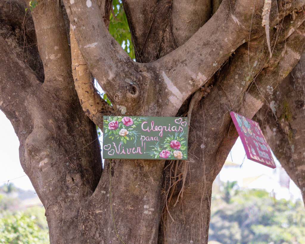 Sinais de afeto na paisagem urbana de Pirenópolis
