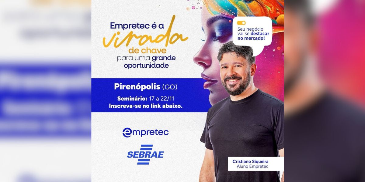 Empretec chega a Pirenópolis com foco em empreendedorismo