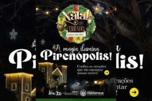 Programação do Natal do Cerrado 2025 em Pirenópolis