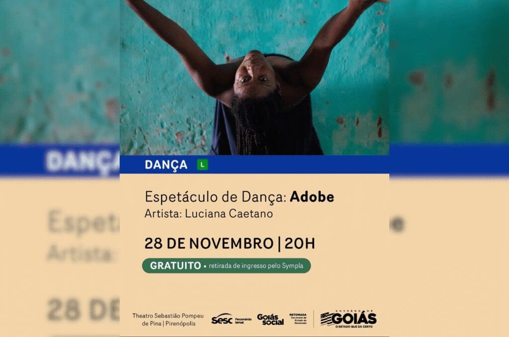 Espetáculo ADOBE e oficina com Luciana Caetano em Pirenópolis