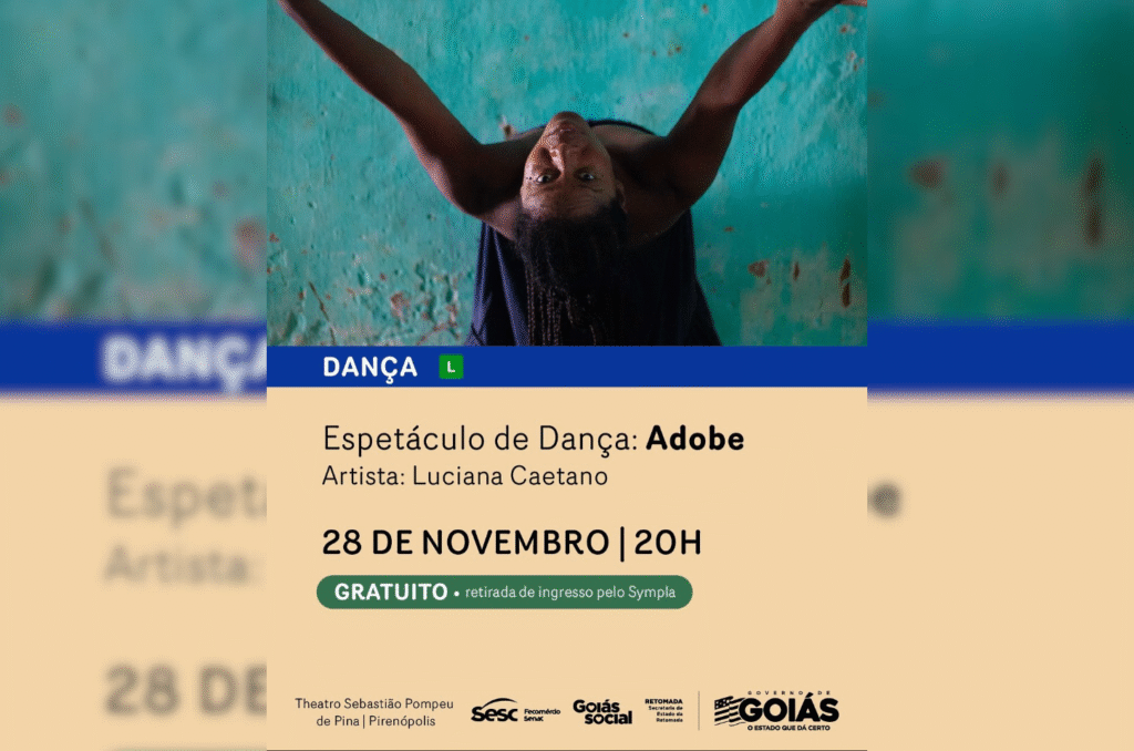 Espetáculo ADOBE e oficina com Luciana Caetano em Pirenópolis