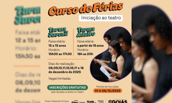 Curso de Férias de Teatro tem inscrições até 8 de dezembro 12 Curso de Férias de Teatro tem inscrições até 8 de dezembro