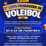 Pirenópolis abre inscrições para a 3ª Copa Primavera de Vôlei