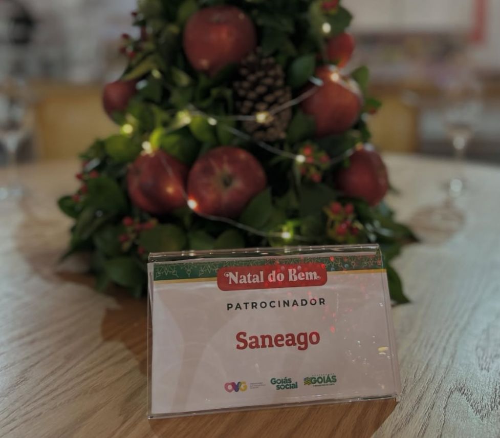 Saneago destaca consumo consciente no Natal do Bem 2025