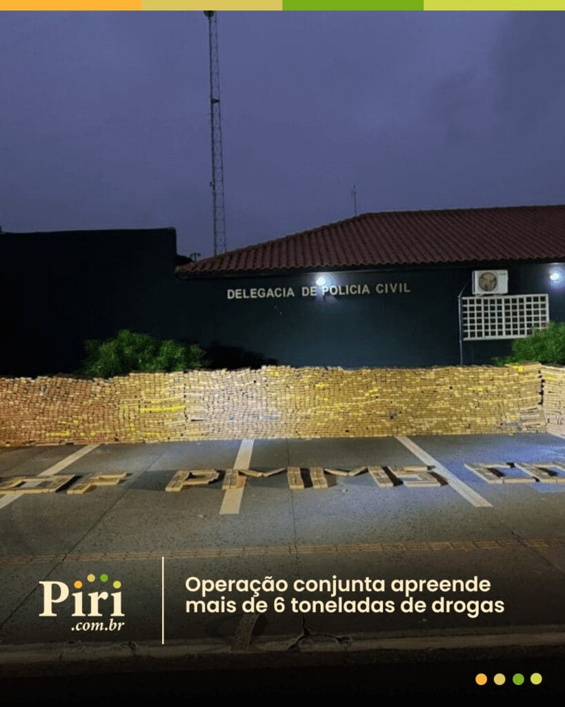 Operação Conjunta Apreende Mais de 6 Toneladas de Drogas em Ação Surpreendente
