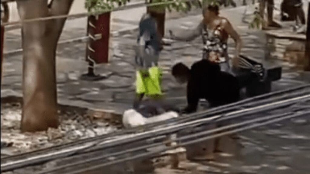 Fala Piri: vídeo mostra briga em praça no Centro Histórico