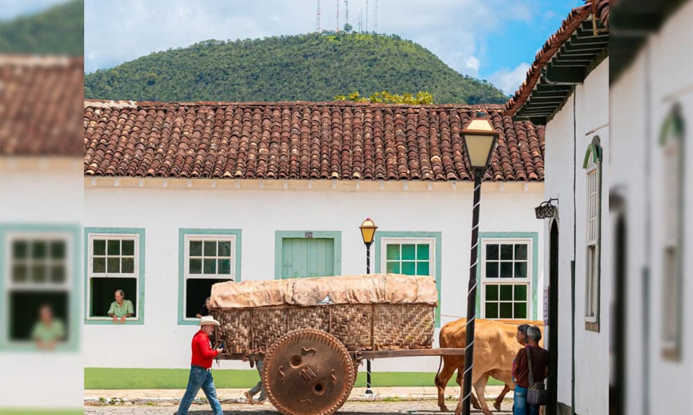 Desfile de Carros de Boi emociona na Festa de São Sebastião em Pirenópolis - Desfile de Carros de Boi emociona na Festa de Sao Sebastiao em Pirenopolis