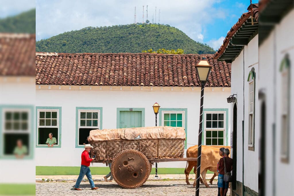 Desfile de Carros de Boi emociona na Festa de São Sebastião em Pirenópolis - Desfile de Carros de Boi emociona na Festa de Sao Sebastiao em Pirenopolis