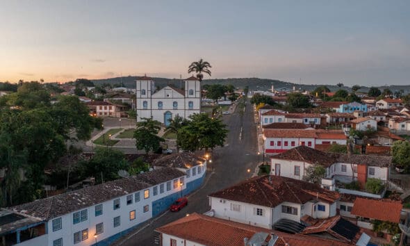 Fotos do Centro Histórico de Pirenópolis que Você Precisa Ver! - Entardecer sobre o eixo historico de Pirenopolis