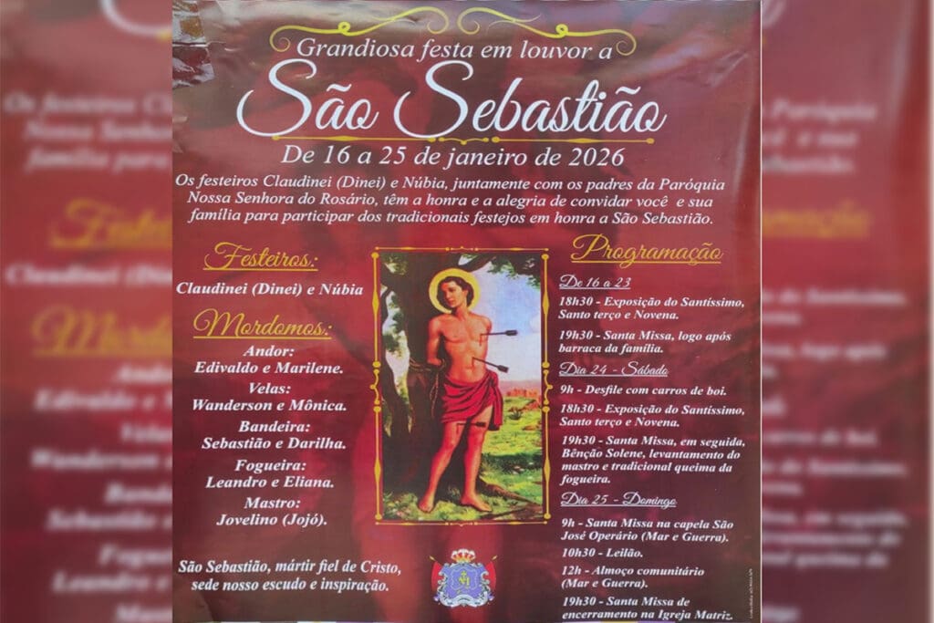 Festa de São Sebastião movimenta Pirenópolis em janeiro