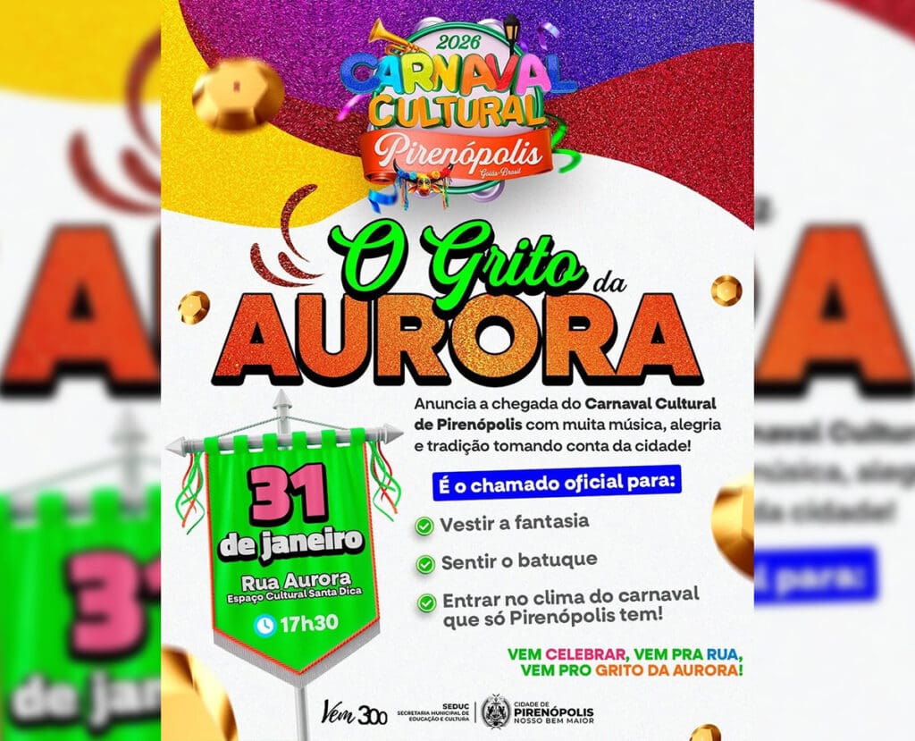 Folia Goiás agita Pré-Carnaval na capital, Piri e cidade de Goiás