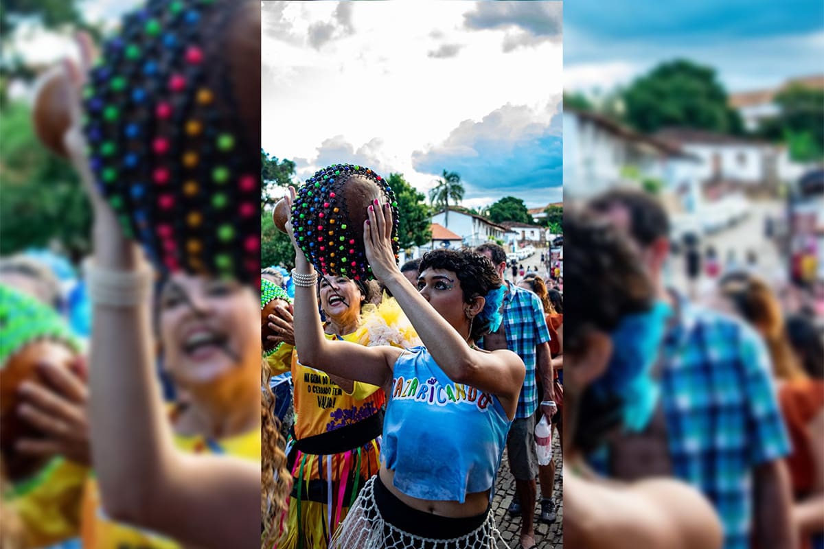 Raízes que Curam Zazaricando leva saberes ao Carnaval de Pirenópolis
