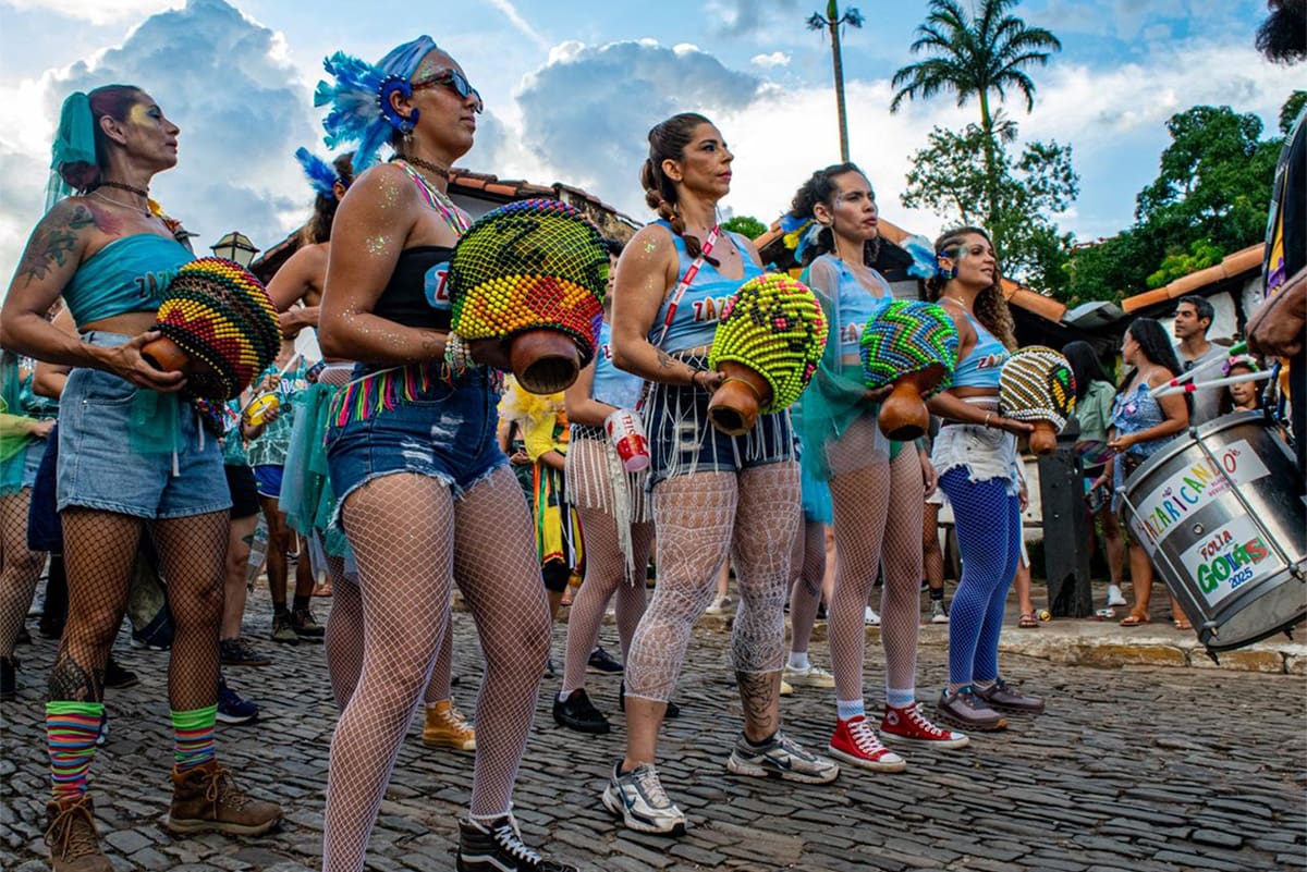 Raízes que Curam Zazaricando leva saberes ao Carnaval de Pirenópolis