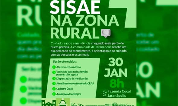 SISAE leva saúde e assistência à zona rural de Pirenópolis - SISAE leva saude e assistencia a zona rural de Pirenopolis