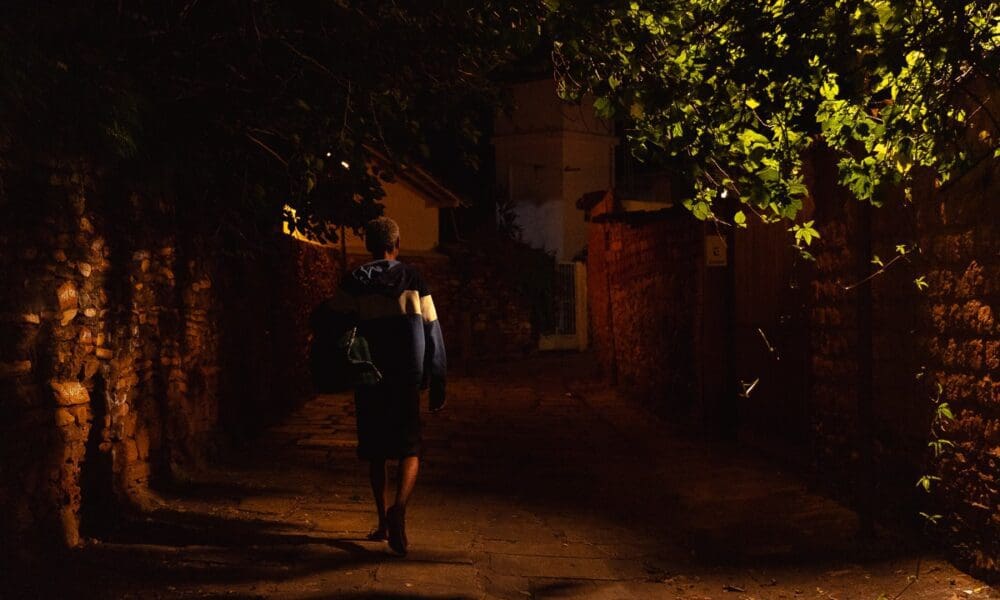 Silêncio noturno nas ruas de pedra de Pirenópolis - Silencio noturno nas ruas de pedra de Pirenopolis