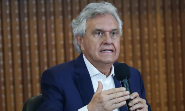 Caiado acusa governo federal de tentar controlar verbas da segurança por portaria - govrnador ronaldo caiado