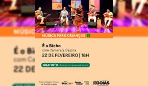 Camerata Caipira se apresenta no teatro em Pirenópolis