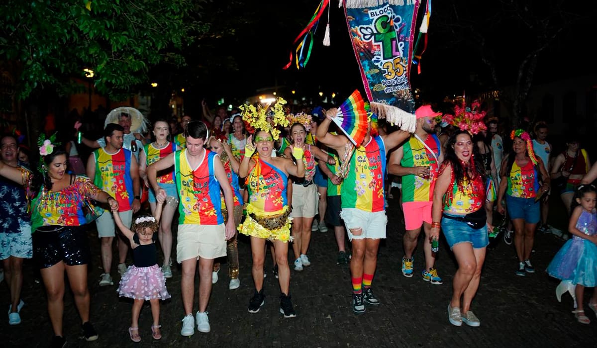 Carnaval Cultural abre programação em Pirenópolis