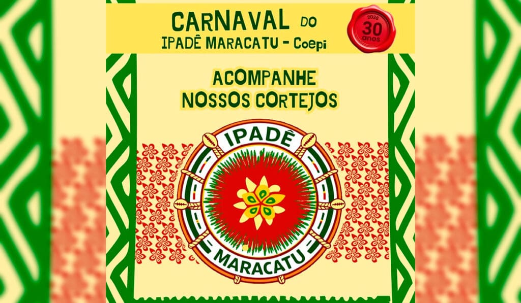 Carnaval do Ipadê Coepi terá cortejos no Centro Histórico Pirenópolis