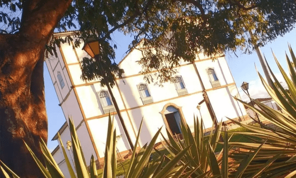 Igreja Matriz de Pirenópolis em foto feita por moradora