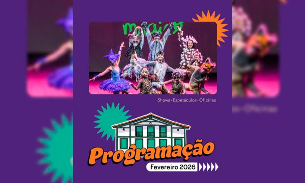 Programação cultural no Theatro agita Piri em fevereiro