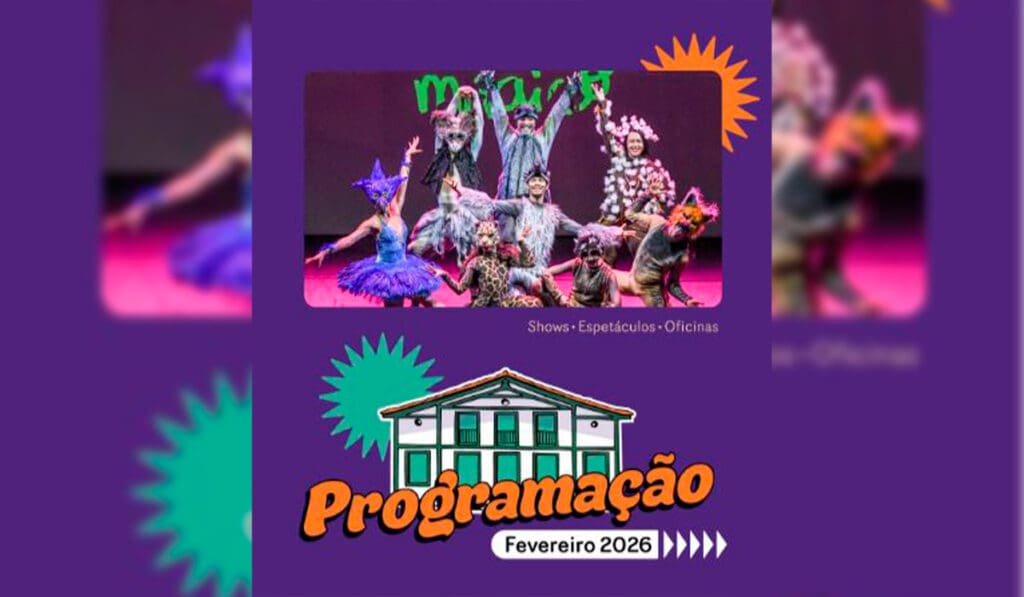 Programação cultural no Theatro agita Piri em fevereiro