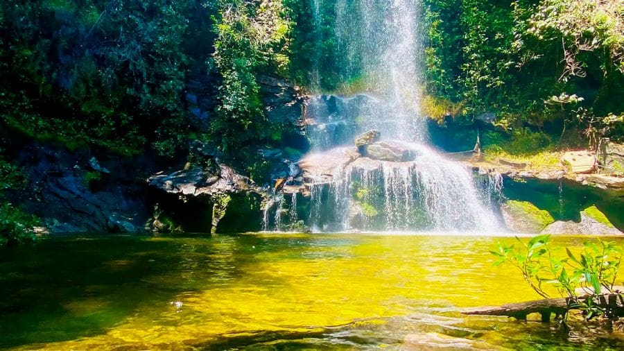 Cachoeira do Rosário se destaca em Pirenópolis