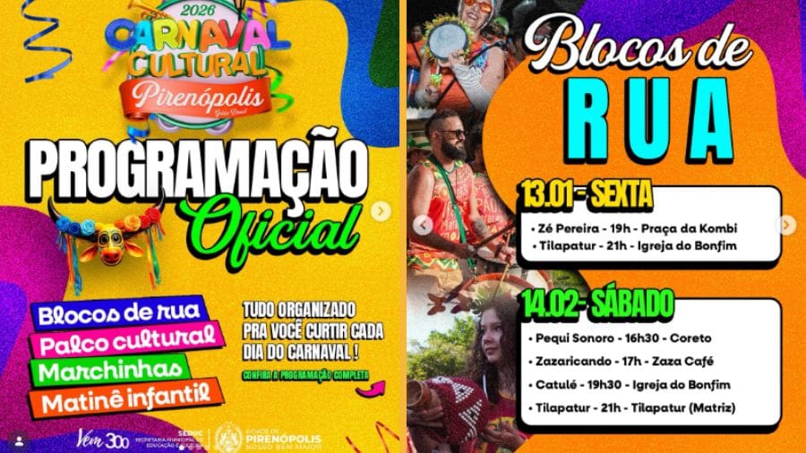 O sábado costuma ser um dos dias mais movimentados da programação