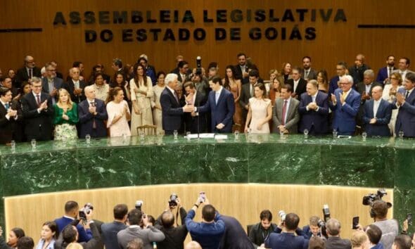 Alego empossa Daniel Vilela no cargo de governador de Goiás