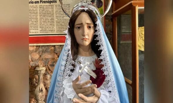 Restauração de imagem de Nossa Senhora tem novo capítulo