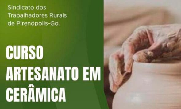 Curso de Cerâmica em Pirenópolis abre vagas em abril 2026 Curso de Cerâmica em Pirenópolis abre vagas em abril 2026