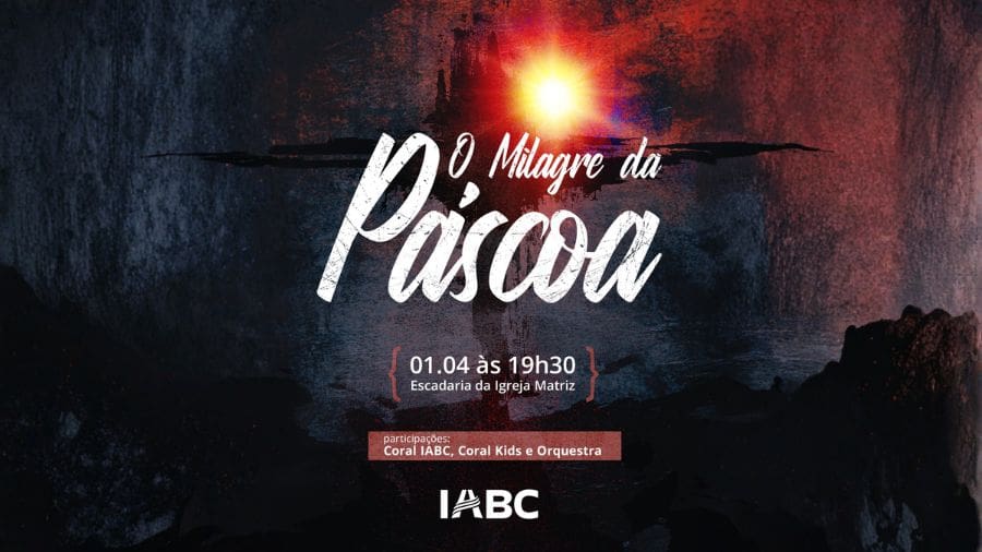Cantata "O Milagre da Páscoa" acontece hoje em Pirenópolis