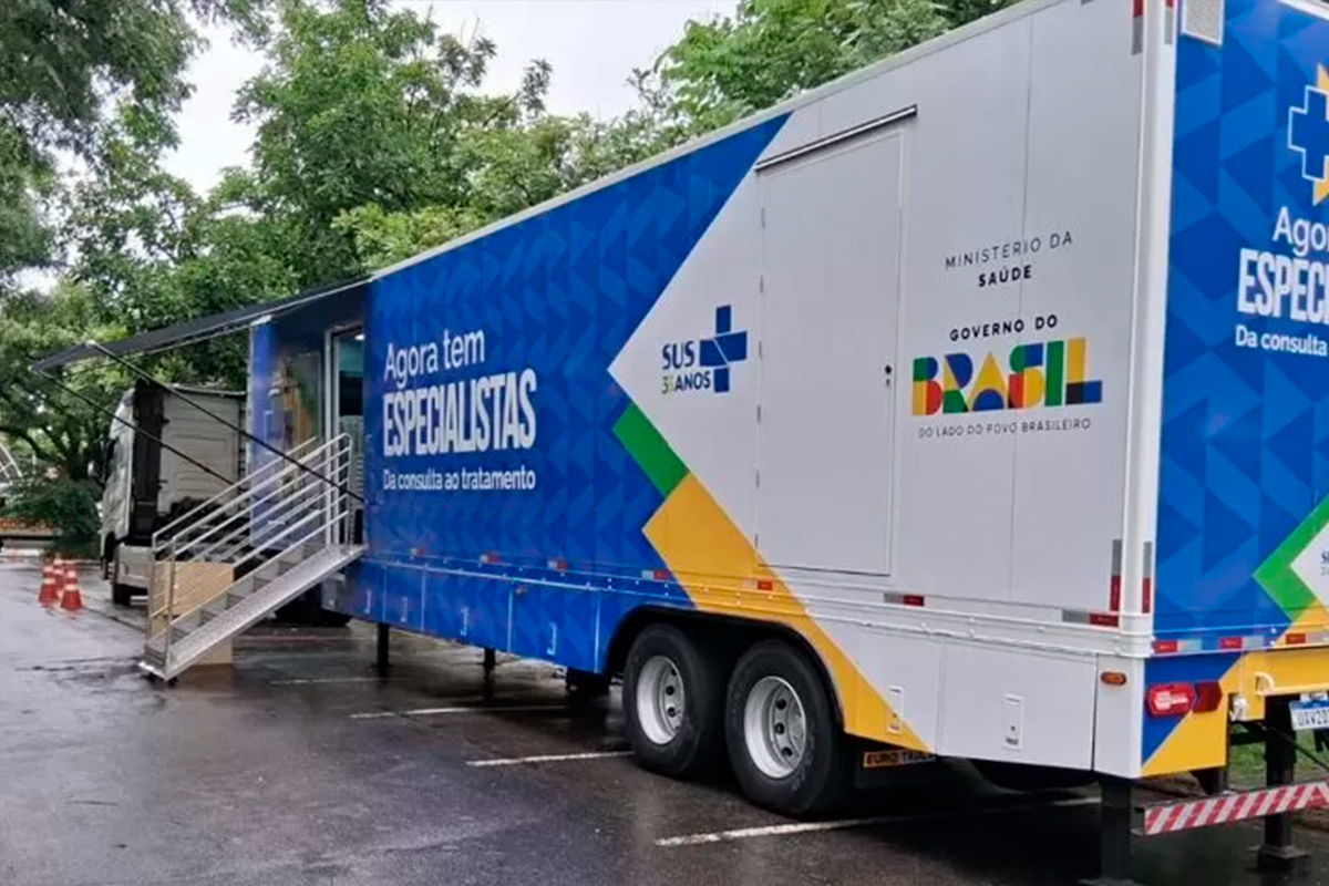 Carreta Ministério Saúde chega a Pirenópolis com tomografia