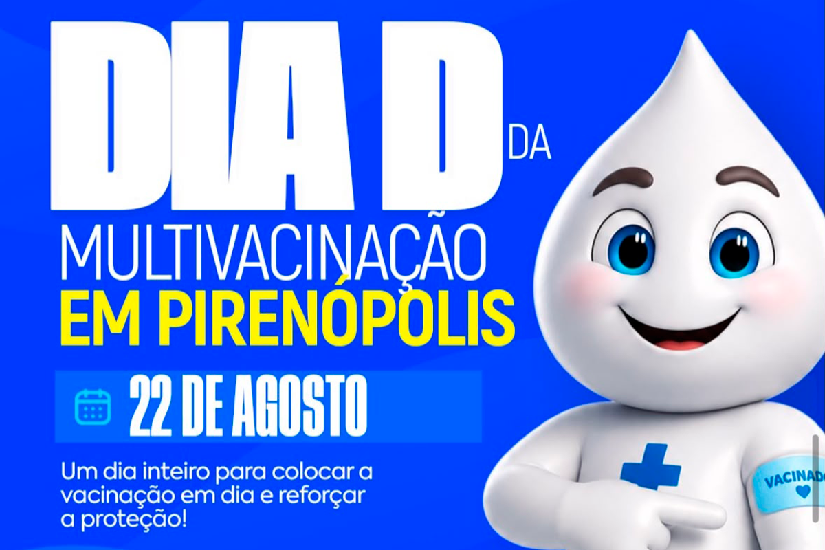 Dia D da Multivacinação acontece em Pirenópolis no dia 22