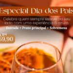 Dia dos Pais em Pirenópolis ganha menu especial no Des Arts
