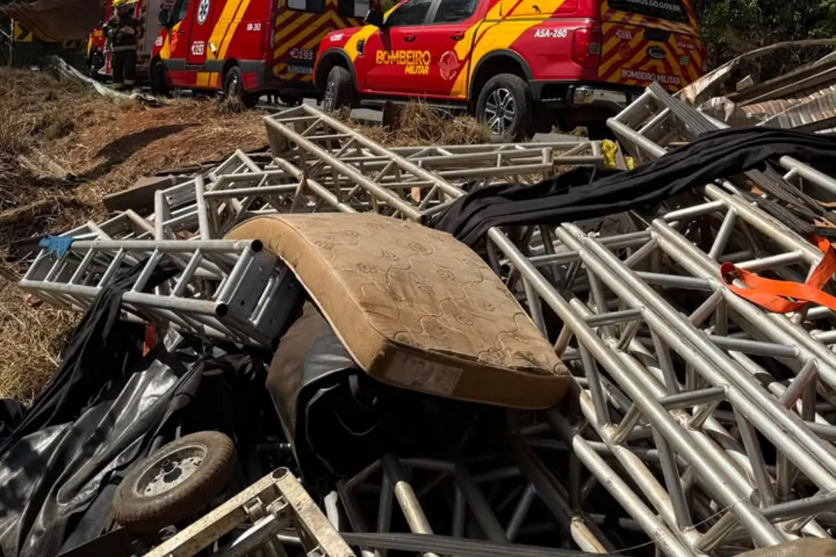 Acidente na GO-338: 1 morto e 4 feridos em Pirenópolis