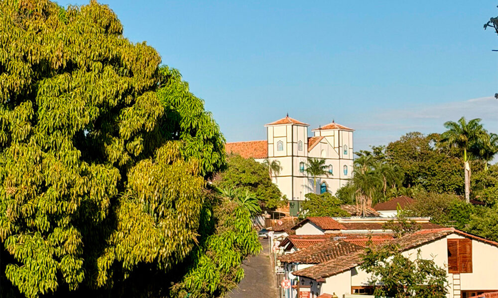 Igreja Matriz: um dos cartões-postais vistos pelas ruas de Piri