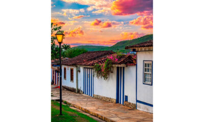 Rua Aurora em Pirenópolis ganha cores no fim de tarde Rua Aurora em Pirenópolis ganha cores no fim de tarde