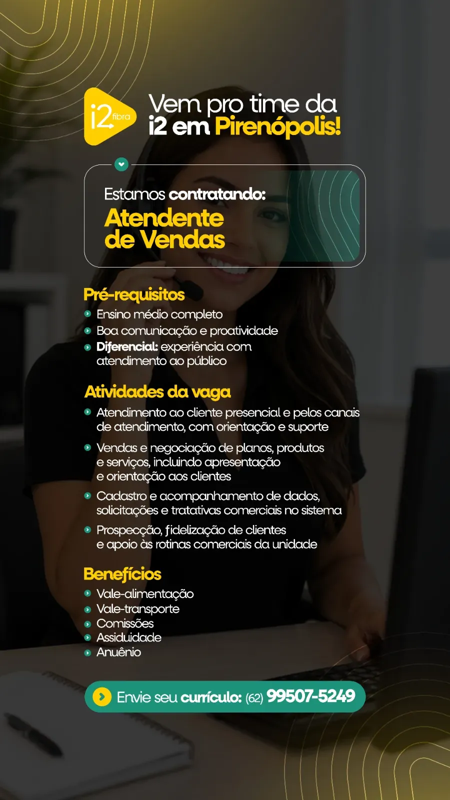 Atendente de vendas