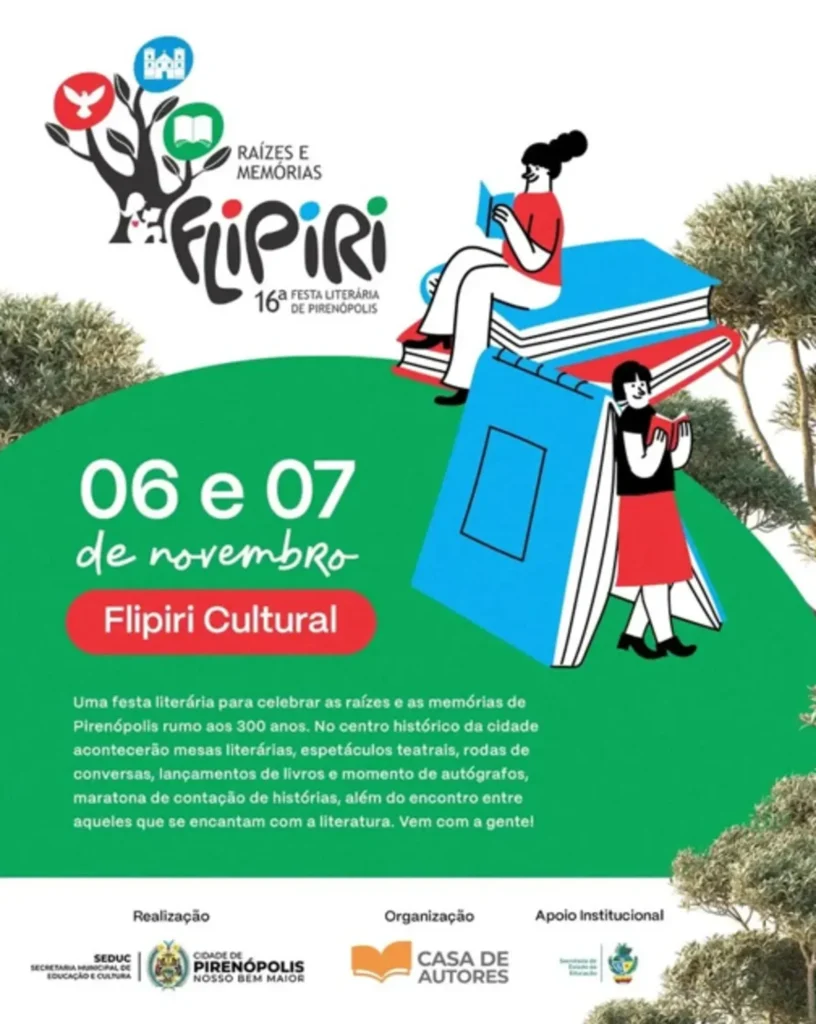 16ª Festa Literária de Pirenópolis (Flipiri)