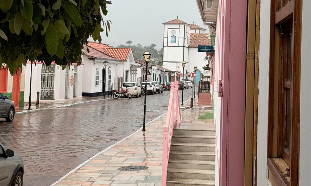 Chuva em Pirenópolis refresca fim de semana e muda a paisagem