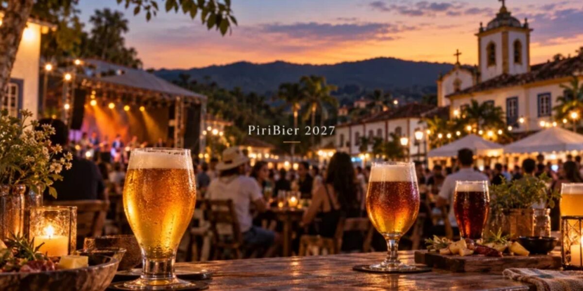 PiriBier 2027 celebra os 300 anos de Pirenópolis com cervejas, gastronomia e shows