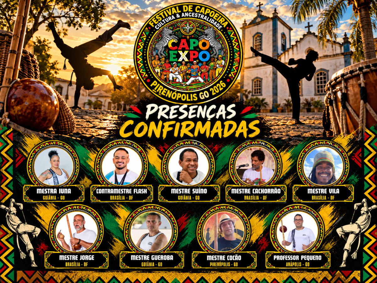 CAPOEXPO - Festival & Exposição de Cultura Afro-Brasileira Festival de Capoeira celebra cultura e ancestralidade em Pirenópolis no Dia da Consciência Negra